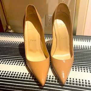 Chrisitian louboutin So Kate patent leather pumps